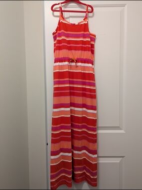 2/$25 Gymboree Girls Striped Maxi Dress – Size L (10–12)
